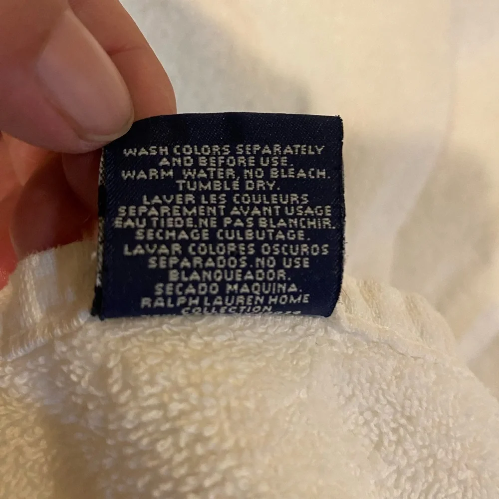 Vintage Polo Bear Ralph Lauren Large Towel